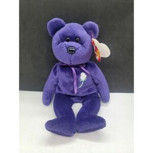 1997 TY Beanie Babies Princess Diana Bear Rare Plush Toy Vintage Collectible